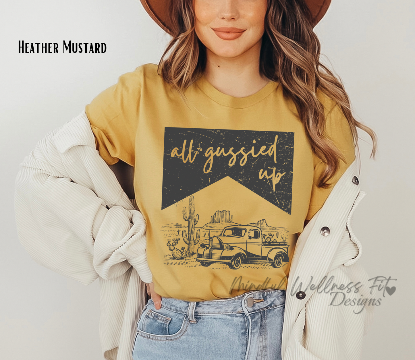 All Gussied Up Shirt, Song Lyric Tee, Western Country Shirt, Concert Music Festival Shirt, Country Music Tee, Small Town Oklahoma Tee