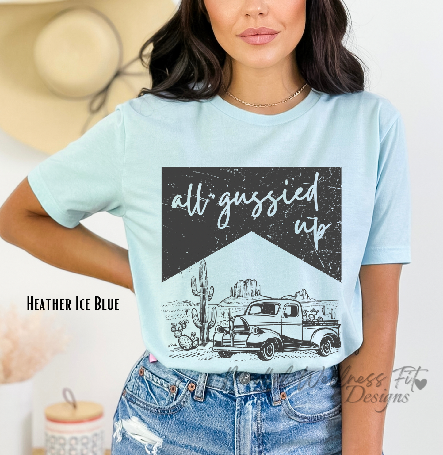 All Gussied Up Shirt, Song Lyric Tee, Western Country Shirt, Concert Music Festival Shirt, Country Music Tee, Small Town Oklahoma Tee