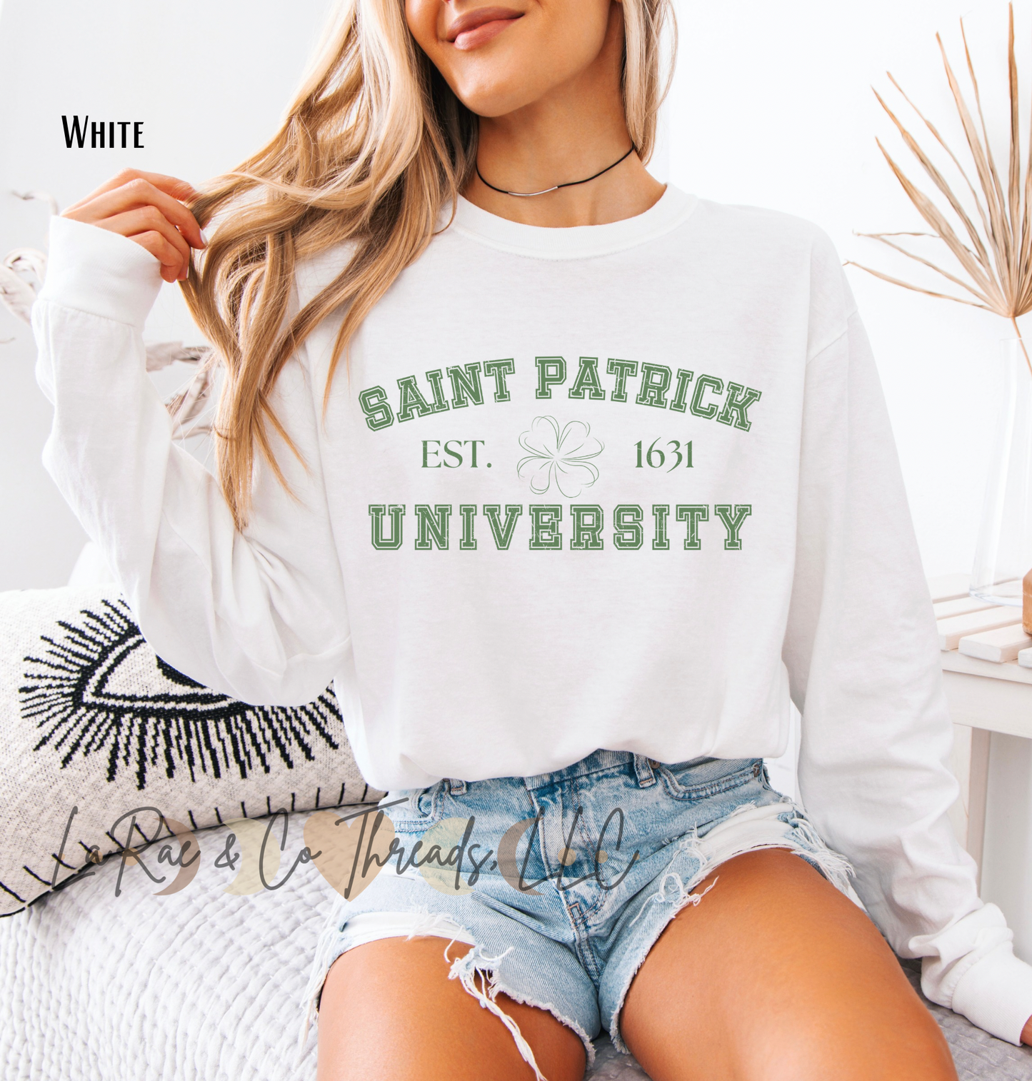 Saint Patrick University Shirt, Comfort Colors St. Patty's Day Long Sleeve, Shamrock Shirt, College Est 1631 Shirt, St. Patrick's Day Lucky Shirt