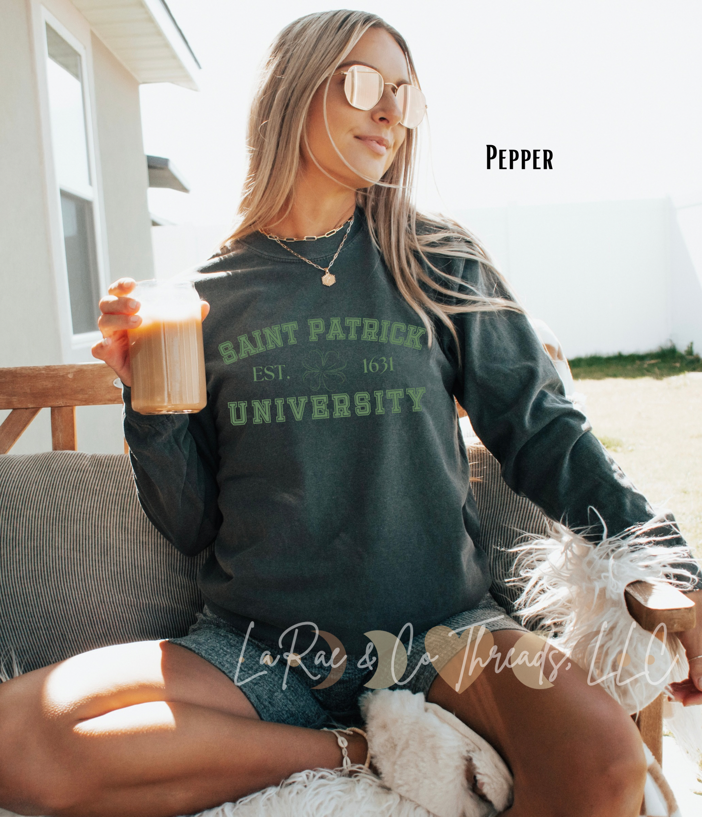 Saint Patrick University Shirt, Comfort Colors St. Patty's Day Long Sleeve, Shamrock Shirt, College Est 1631 Shirt, St. Patrick's Day Lucky Shirt