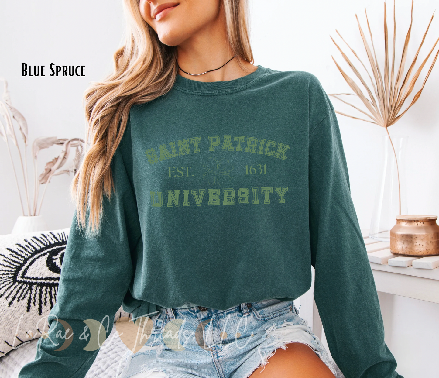 Saint Patrick University Shirt, Comfort Colors St. Patty's Day Long Sleeve, Shamrock Shirt, College Est 1631 Shirt, St. Patrick's Day Lucky Shirt