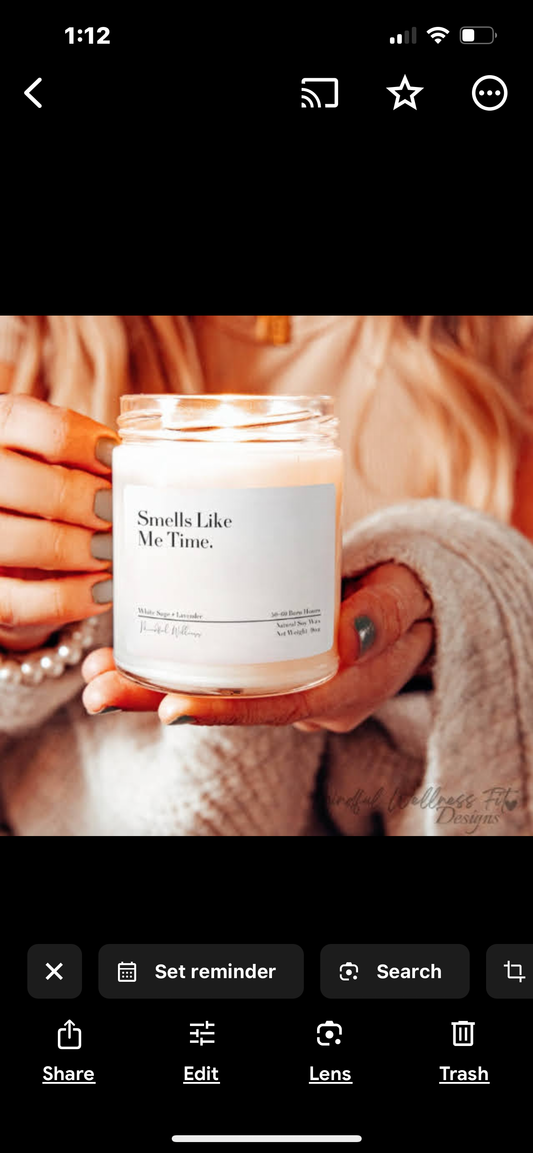 Smells Like Me Time Scented Soy Candle, Self Love Candle, Friendship Gift, Self Care Candle, Scented Gift for Her,  CoWorker Candle Gift