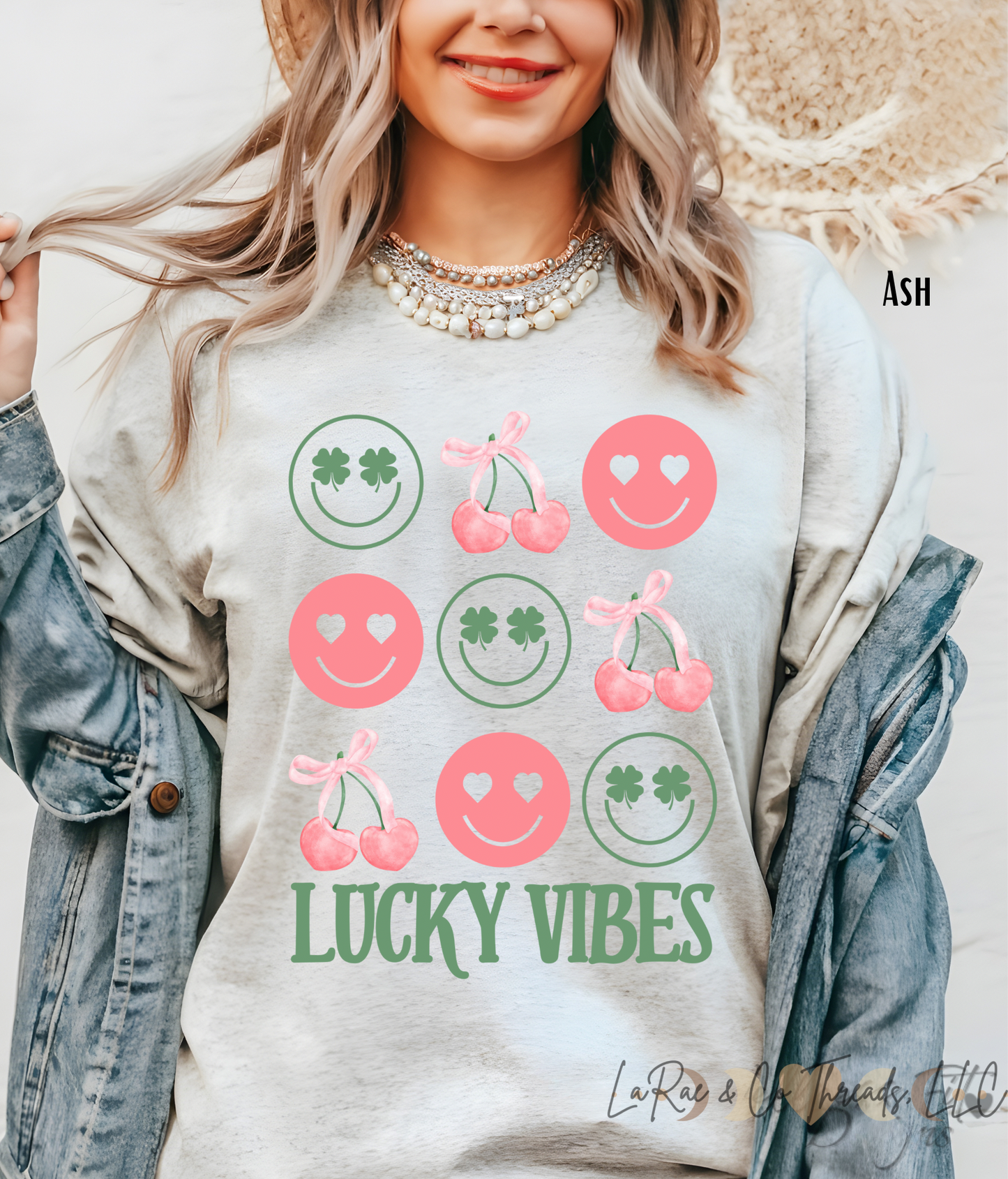 Lucky Vibes Shirt, Lucky Coquette Bow With Cherries Shirt, St. Patrick's Day Shirt, Lucky Shamrock Shirt, St Patty's Day Tee, Smiley Vibes Shirt, Luck of the Irish, Gift for Her