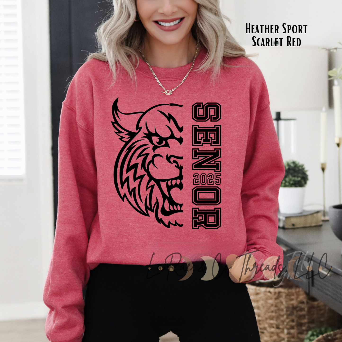 Wildcat Senior Sweatshirt, Class of 2025 Graduation Crewneck, Wildcat Senior Year Sweater, Custom Graduation Year Crew, Graduate Gift